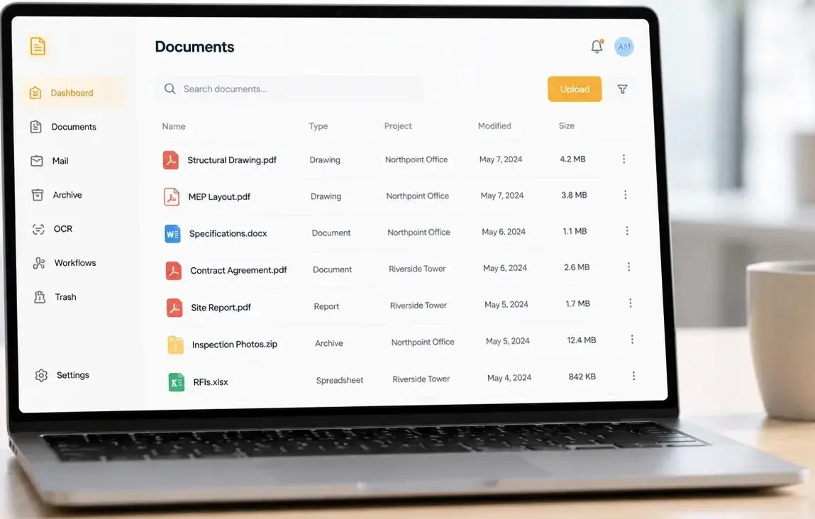 Document management and filing system