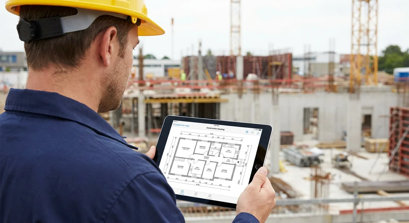 OnSite construction management field site operations background